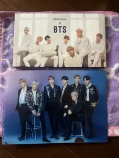 MEDIHEAL x BTS コラボセットのフォトカード クリアファイル
