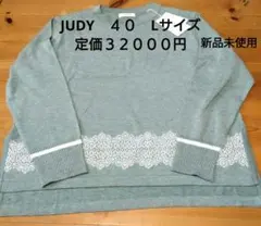 JUDY　４０　Lサイズ　定価３５２００円　セーター　レース　薄手のサムネイル