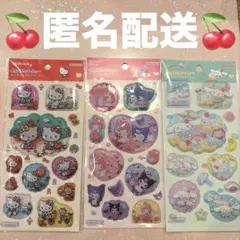 キティ マイメロ クロミ シナモロール わたあめカプセルシール 3種セット