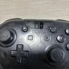 Nintendo Switch コントローラー クリアブラック　ジャンク品