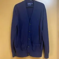 POLO ラルフローレン　スクールカーディガン　ニットカーデガン　ネイビー