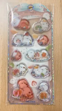 【正規品】ウォーターインシール　だいふく　シマエナガ　シール カミオジャパン