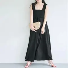 coca コカ　クレープシャーリングワンピース