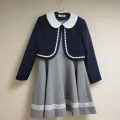 【美品】plus one フォーマル ジャケット ワンピース 130サイズ