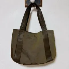 ミラショーン トート ナイロン×本革 美品のサムネイル