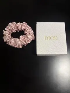 新品Dior ピンク サテン シュシュ