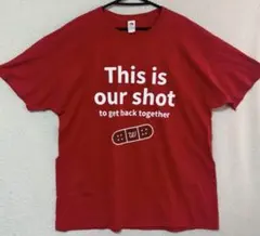 フルーツオブザルーム プリントTシャツ 赤 XLのサムネイル