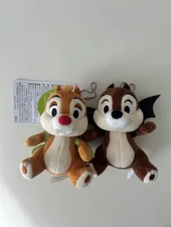 【ディズニーハロウィン限定】チップ＆デールぬいぐるみバッジ