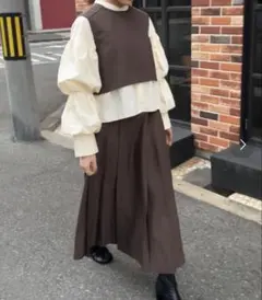 【美品・未使用】KBF セットアップ　スカート　ベスト