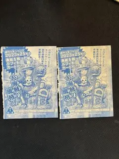 ワンピース カードゲーム ジャンプ付録2枚セット