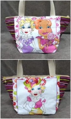 ハンドメイド♡ロラライハリス＊保冷保温＊ランチバッグNo4