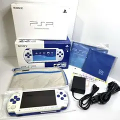美品　PSP PSPJ-30018 バリューパック ホワイト/ブルー 本体