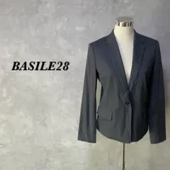 【リネン混】バジーレ28 テーラードジャケット ブルーグレー L 2017