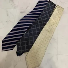 古着 BRICK HOUSE メンズ ネクタイ ３本セット 남성