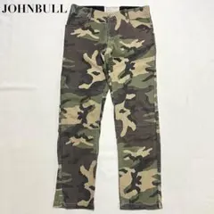 JOHNBULL ジョンブル ダブルニー 迷彩パンツ カモフラ 総柄