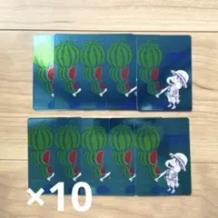 ナツコミ ワンピース メタキラカード 10枚セットのサムネイル