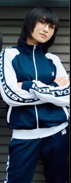 美品✨新しい学校のリーダーズ ジャージ セットアップ S 紺色/白色 美品✨新しい学校のリーダーズ ジャージ セットアップ S 紺色/白色