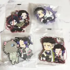 鬼滅の刃 胡蝶しのぶ ラバーストラップ ラバーマスコット マグネット セット