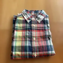 ☆ポロラルフローレン☆チェック半袖シャツ☆130