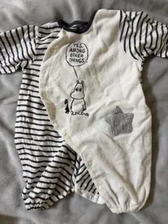 ムーミン ストライプロンパース 70cm