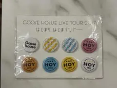 Goose house LIVE TOUR 2017 缶バッチ 未開封