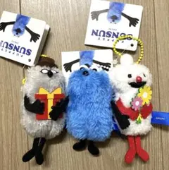 パペットスンスン ぬいぐるみマスコット 3種セット