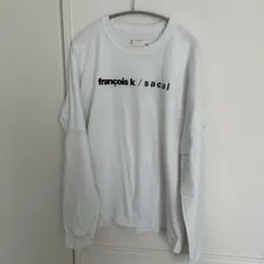 ロンT フェイクレイヤード 白 sacai コラボ francois K