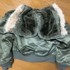 90s CORINTH MFG USA製 n2b グレー シルバー Mサイズのみ]コリンズ フライトジャケット N-2B FLIGHT PARKA BY