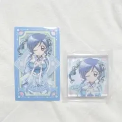 ぴちぴちピッチくじともロリータチャイナ 波音 クリアカード アクリルミニブロック