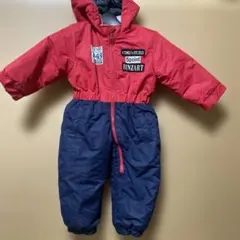 Binzart フード付きアウター 赤/紺サイズ90