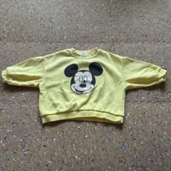 ミッキーマウス イエロートレーナー 80cm