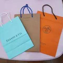 Tiffany & Co. LOUIS VUITTON HERMES 紙袋