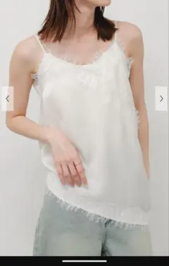 【新品未使用】アシメヘム　レース　キャミソール SENSE OF PLACEのサムネイル