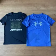 UNDER ARMOUR Tシャツセット 黒 青 2枚組