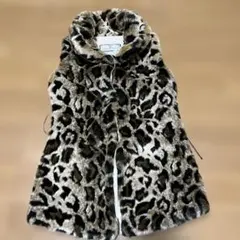 AMERICAN WIDGEON ヒョウ柄ファーベスト 5