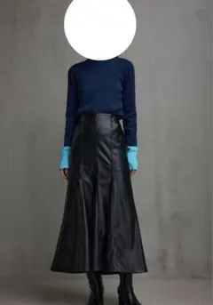 レザー ロングスカート