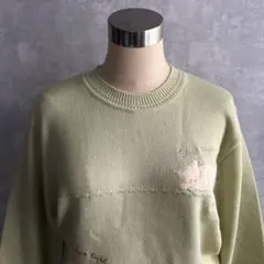 古着　ヴィンテージ 猫ニット　used ビンテージ　希少　派手　レトロ