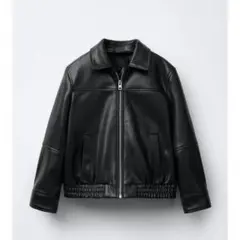 2025年最新】zara フェイクレザーボンバージャケットの人気
