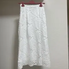 ZARA  エンブロイダリーロングスカート