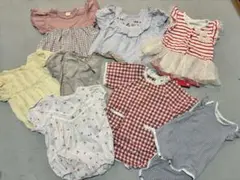 ベビー服・ロンパース80サイズ ８点セット