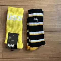 【新品】Stüssy ロゴ入りソックス 2足セット