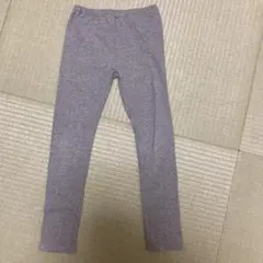 グレー　無印良品　十分丈レギンス 140サイズ