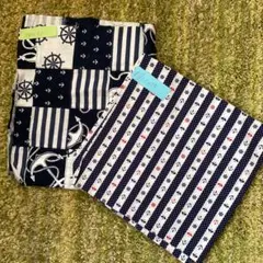 男の子用　イカリマーク　生地セット　B