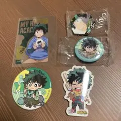 ヒロアカ　僕のヒーローアカデミア 緑谷出久　缶バッジ 、シール等
