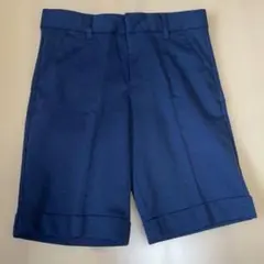 (47) 美品 GU ネイビー フォーマル ハーフパンツ 120サイズ