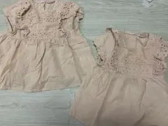 petit main 夏物トップス　90 2着セット　双子