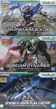 MG ガンダム エクシア HG グラハム専用ユニオンフラッグカスタム