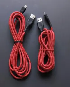 【2m×2本セット】Lightning ケーブル USB-A ライトニング高耐久