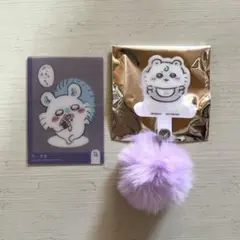 ちいかわベビー ノベルティ ぽんぽん付きフォンタブ モモンガ クリアカード