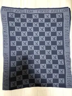 LOUIS VUITTON 格紋披肩 大尺寸